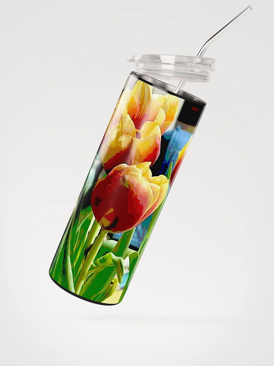 Miniaday Designs Tulips Stainless Steel Tumbler product image (2)