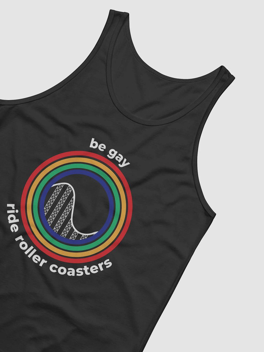 Be Gay Ride Roller Coasters Tank Top - Dark product image (4)