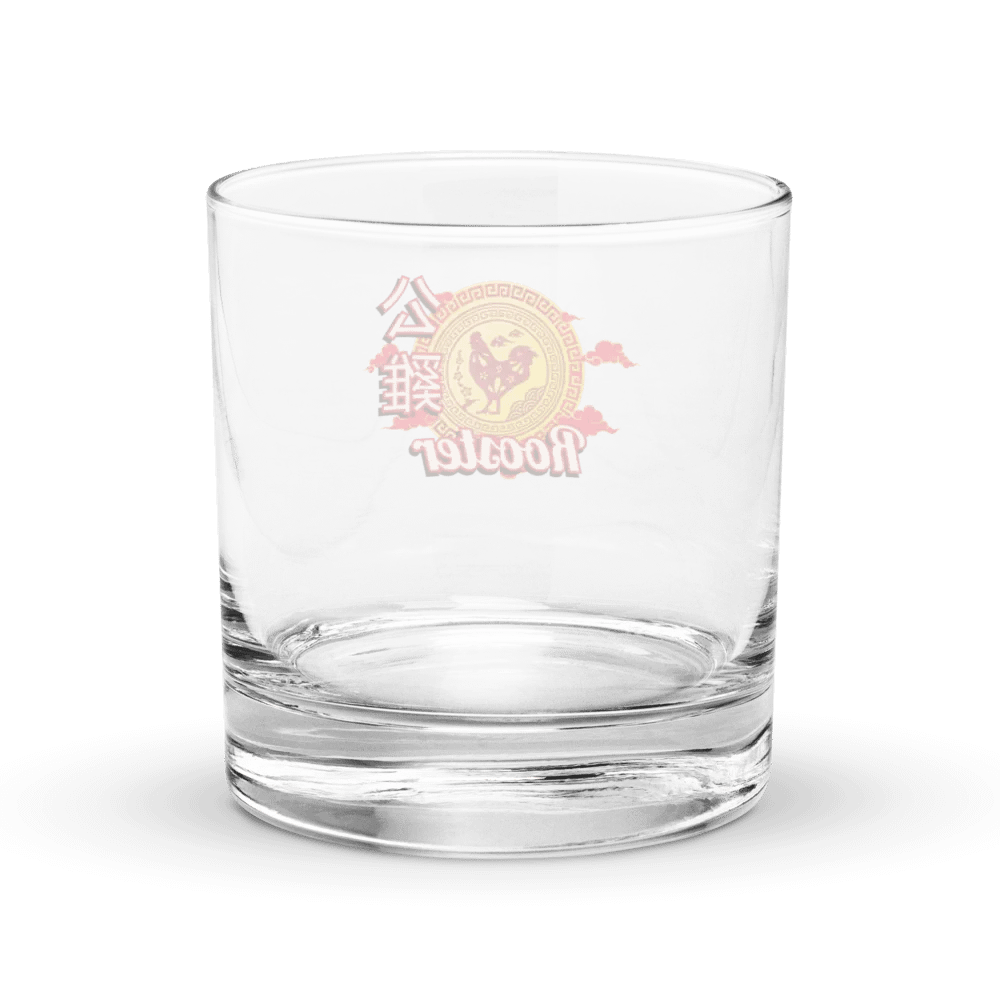 Rooster - Chinese Zodiac Rocks Glass product image (4)
