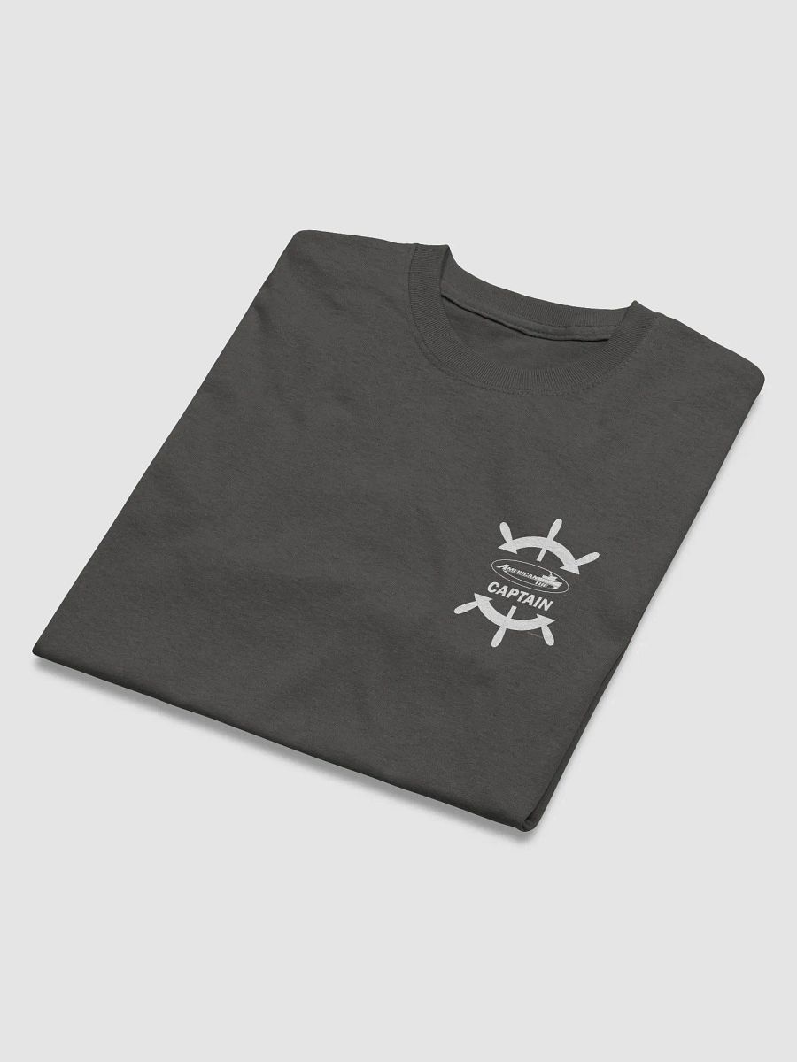 American Tug Captain - T-Shirt - Dark Shirt w/White Logo product image (6)