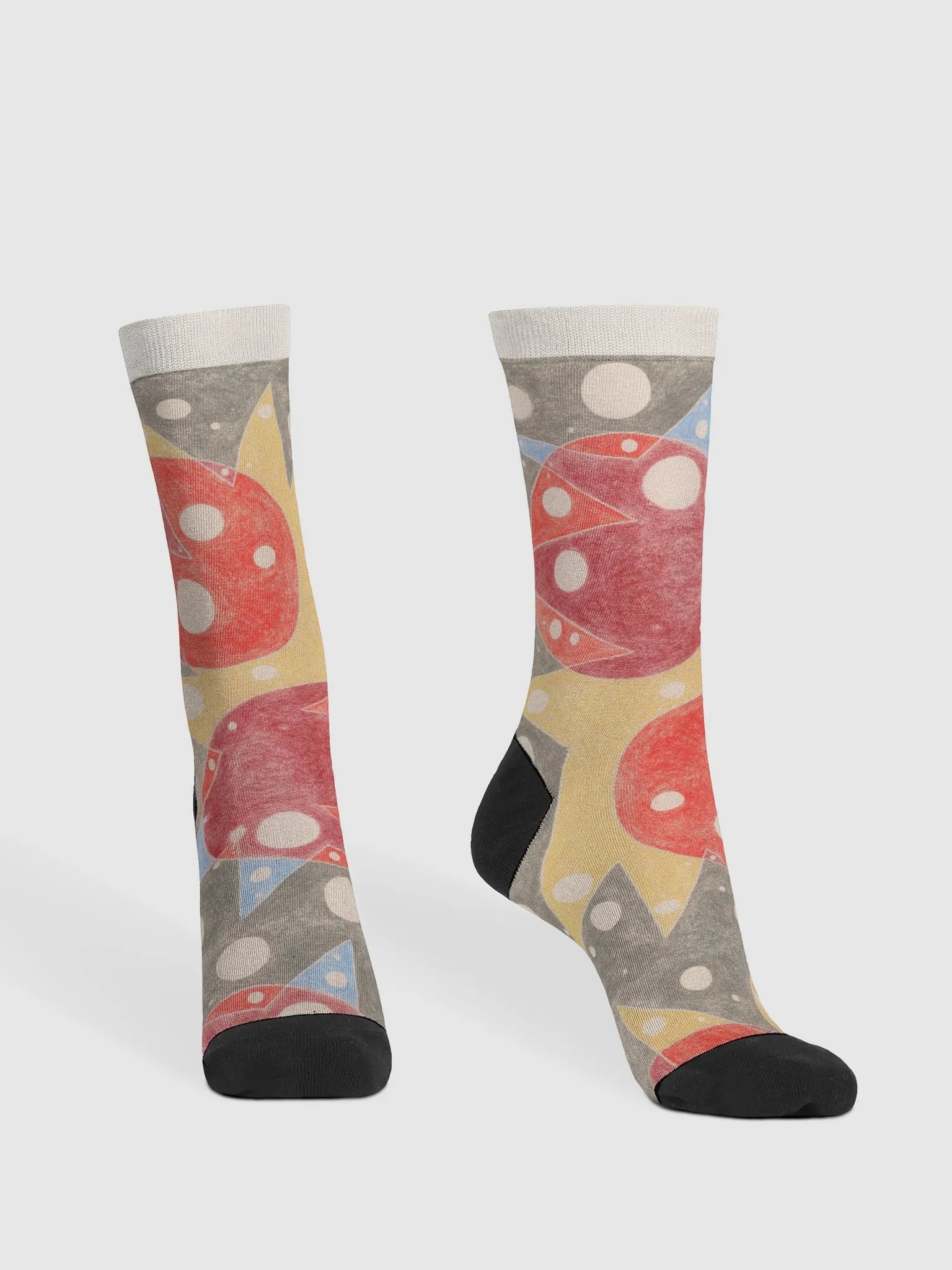 Cartoon conflict crew socks product image (2)