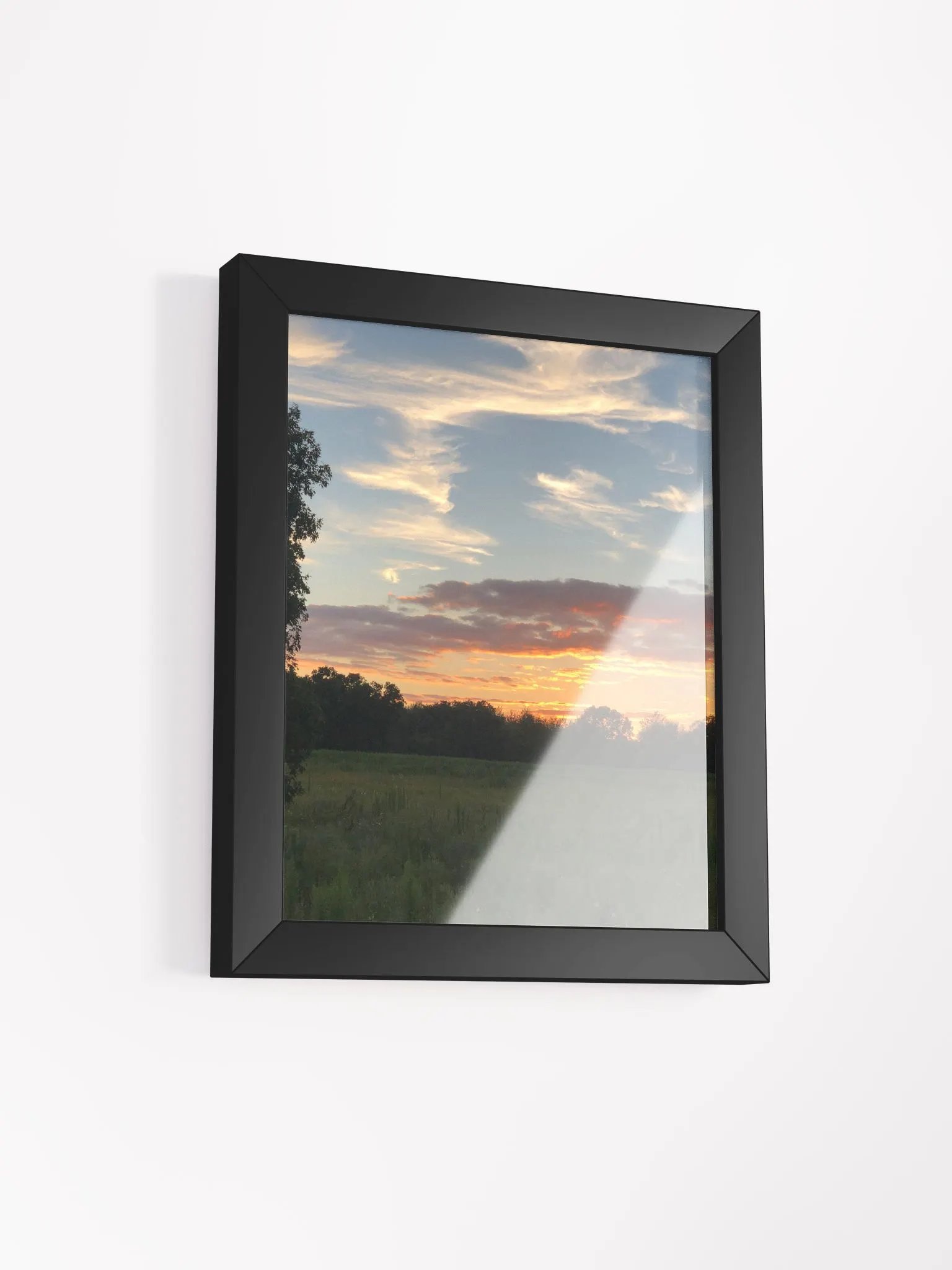 Sunset in the Field High Quality Matte Poster product image (2)