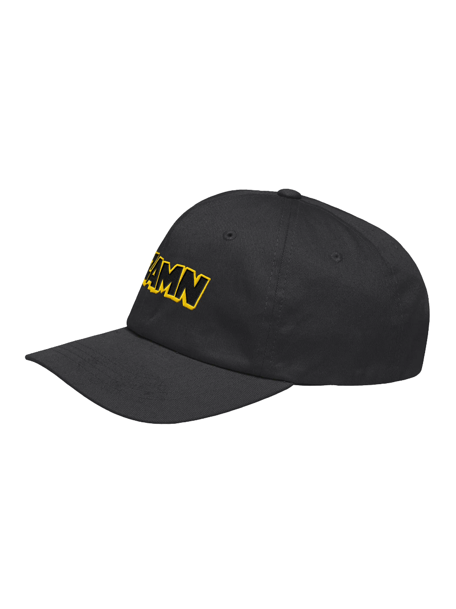 ZAMN Invisi-Logo Dad Hat: Black product image (1)