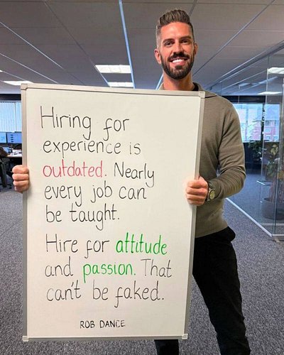 Attitude and passion CAN be faked.... especially when the evaluator(s) lack the associated acumen. This is part of what dooms...