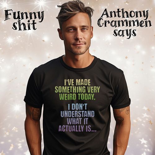 The latest pearls of wisdom from YT legend @anthonycrammen - Link in bio to my fourthwall store where this is sold.
#artists ...