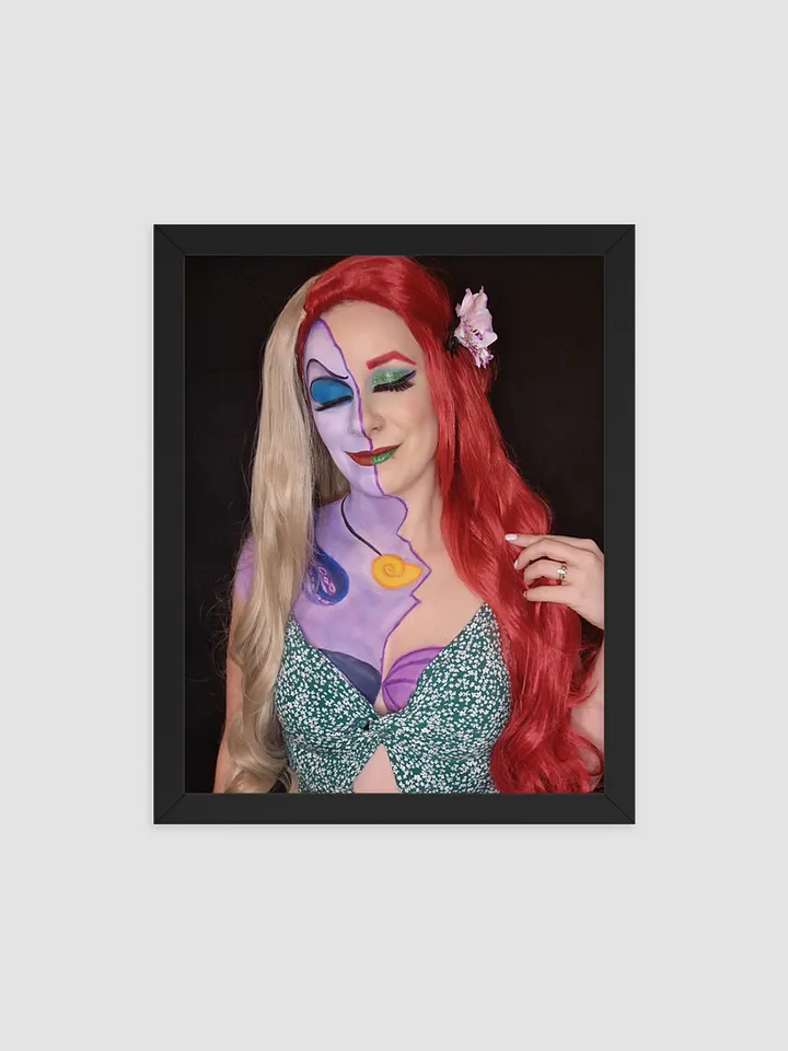 Ariel/Ursula Inspired - The Little Mermaid - Framed High-Quality Matte Poster product image (1)