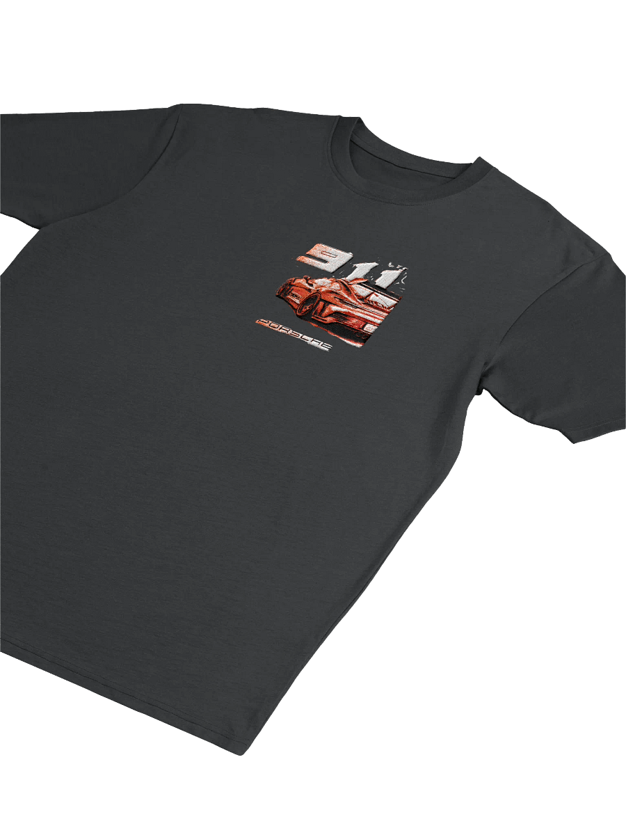 Stylized Porsche 911 GT3 Rear View Tee product image (3)