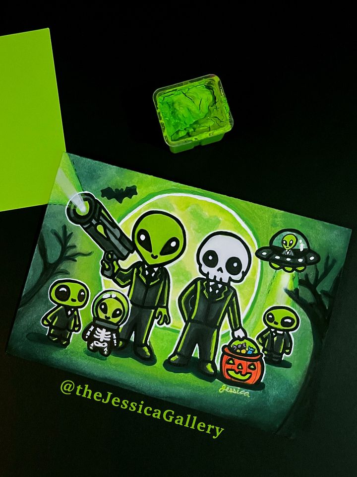 Alien Patrol Art Print product image (4)