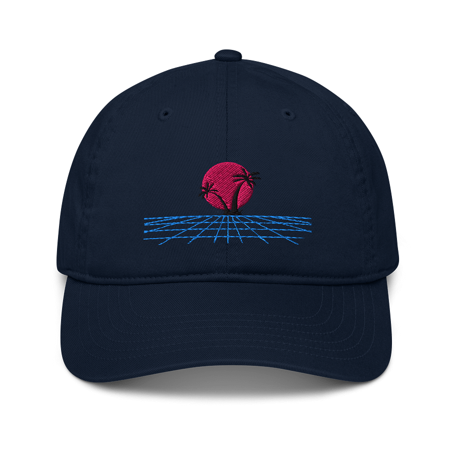 Retro Sunset Palm Dad Hat product image (1)