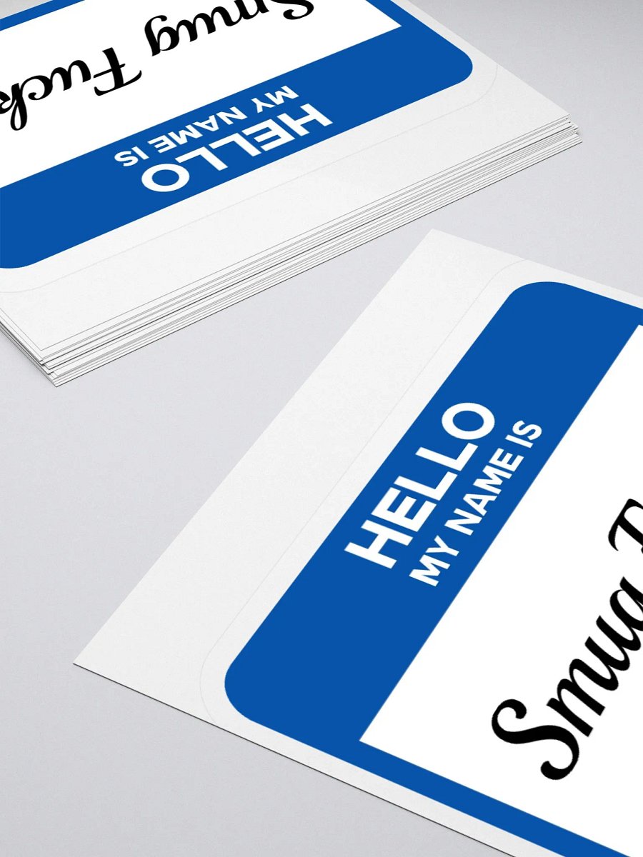 Hello My Name Is Smug Fucker Sticker product image (11)
