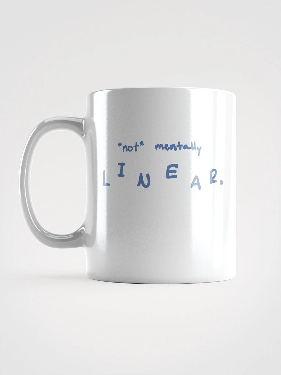 *not* mentally linear (teal design) mug product image (11)