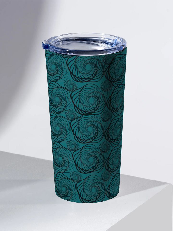 teal sacred geometry 20oz Stainless Steel for sacred geometry entusiasts friends men sons product image (2)