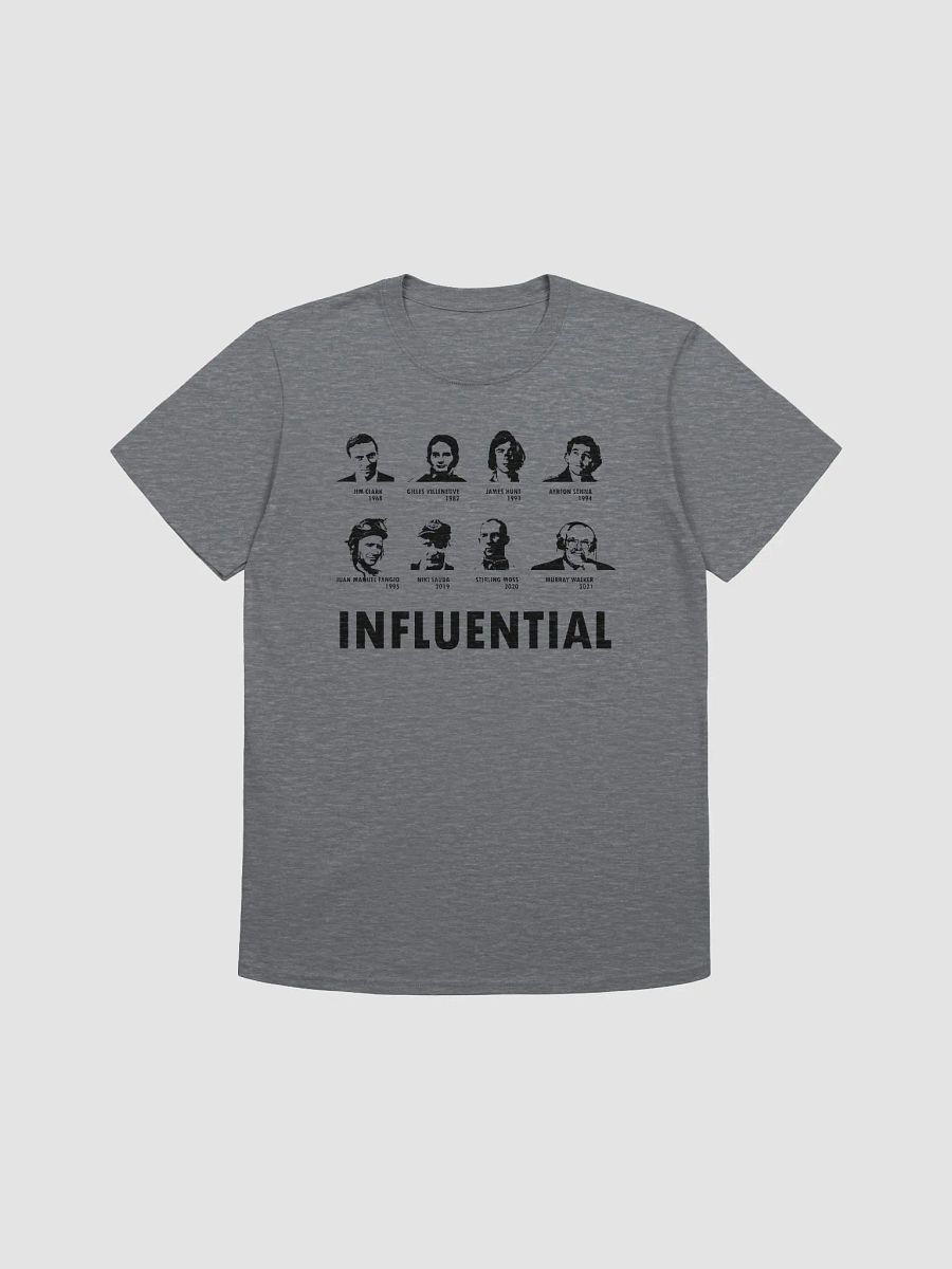 Influential F1 Drivers - Tshirt product image (1)