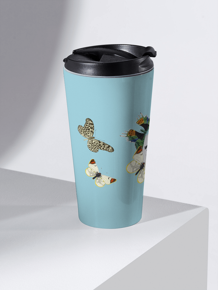 2025 "Pure Worship" | Butterfly Collage Stainless Steel Travel Mug product image (2)