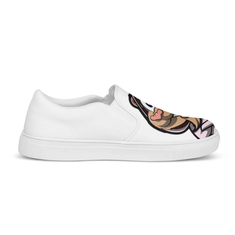 TLG & FADED TLG WHITE SPLIN ON CANVAS SHOES product image (7)