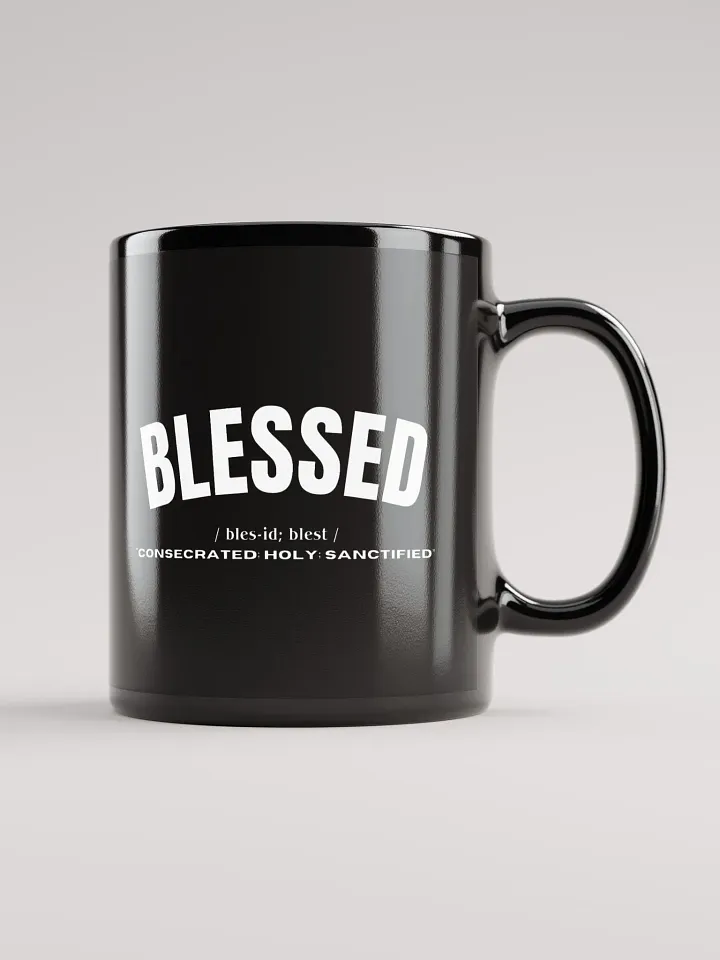 BLESSED PHONETIC MUG product image (1)
