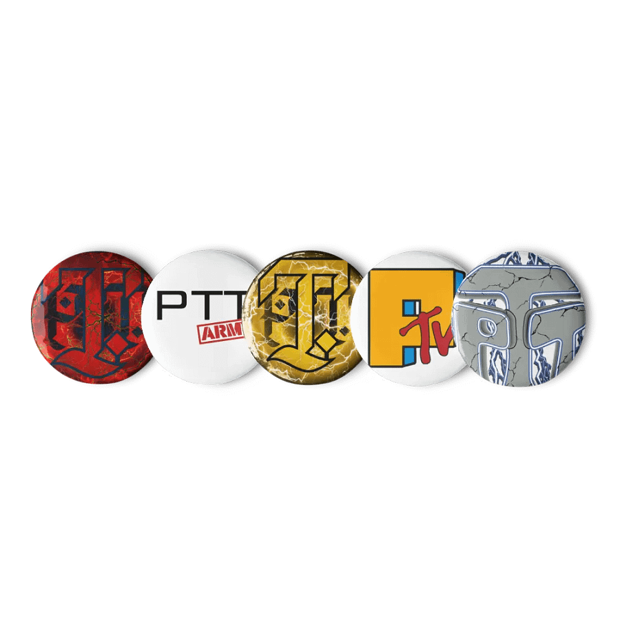 PTT Pin Buttons ! (5 set) product image (5)