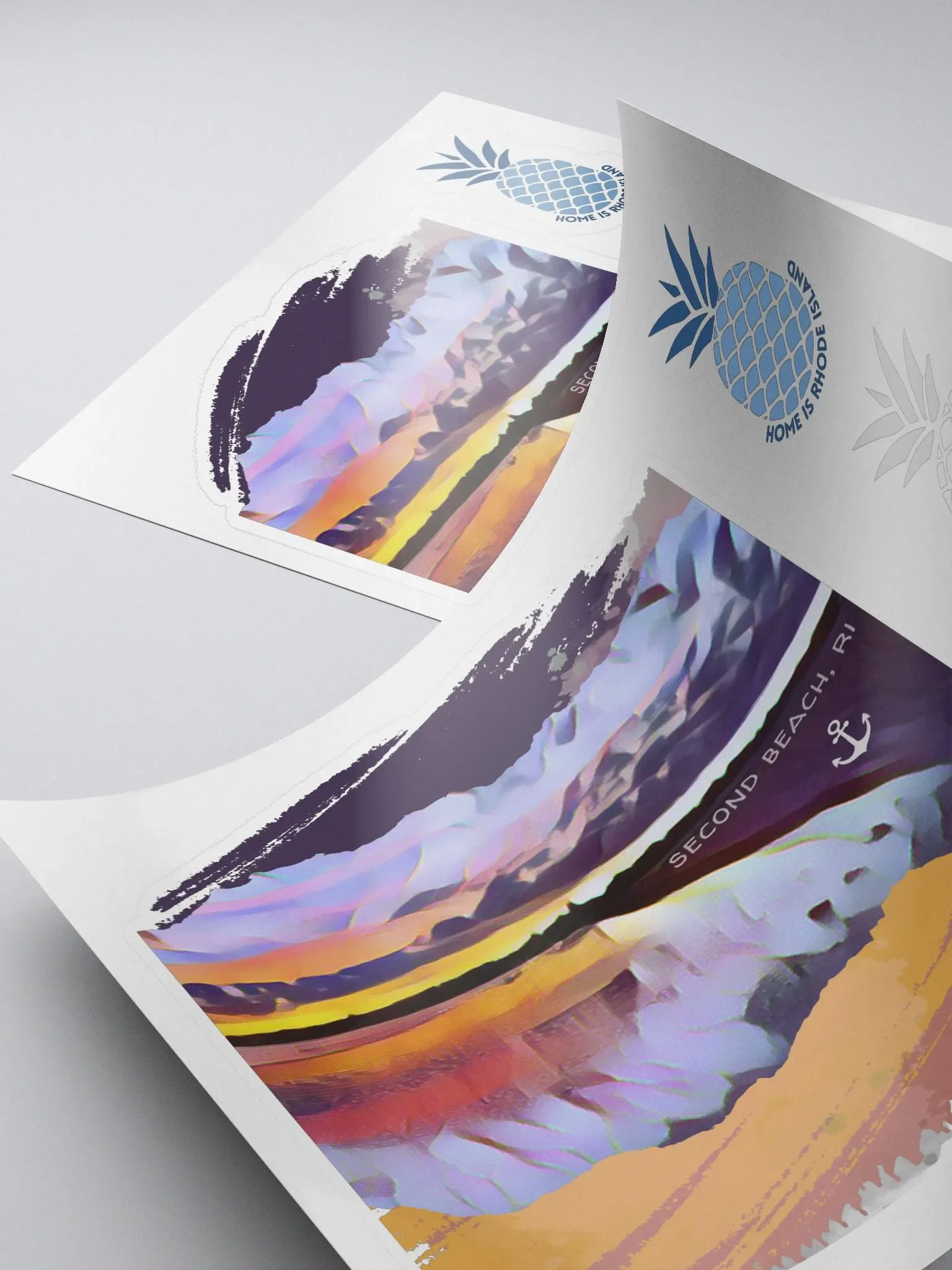 Sachuest Beach Sunset Sticker Pack product image (4)