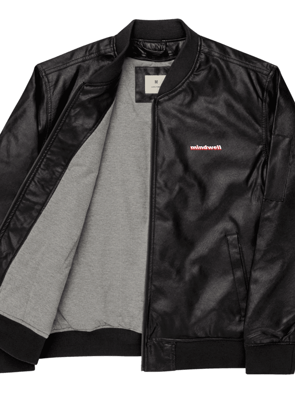 Bomber Jacket de piel sintética mindwell (Bordado) product image (2)
