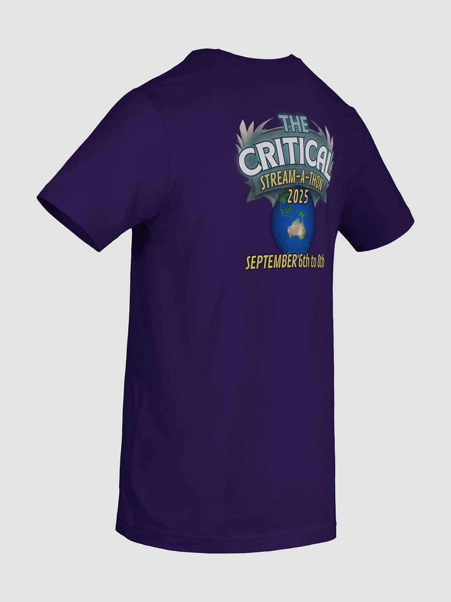 CRITICAL Tee – Limited Edition Stream-A-Thon Shirt product image (10)