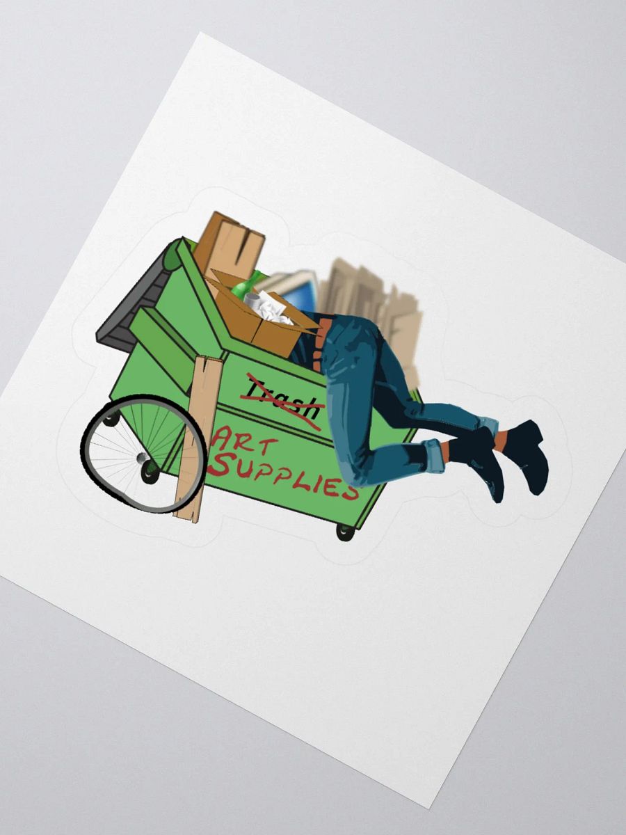 It's Not Trash It's Art Supplies Sticker product image (8)