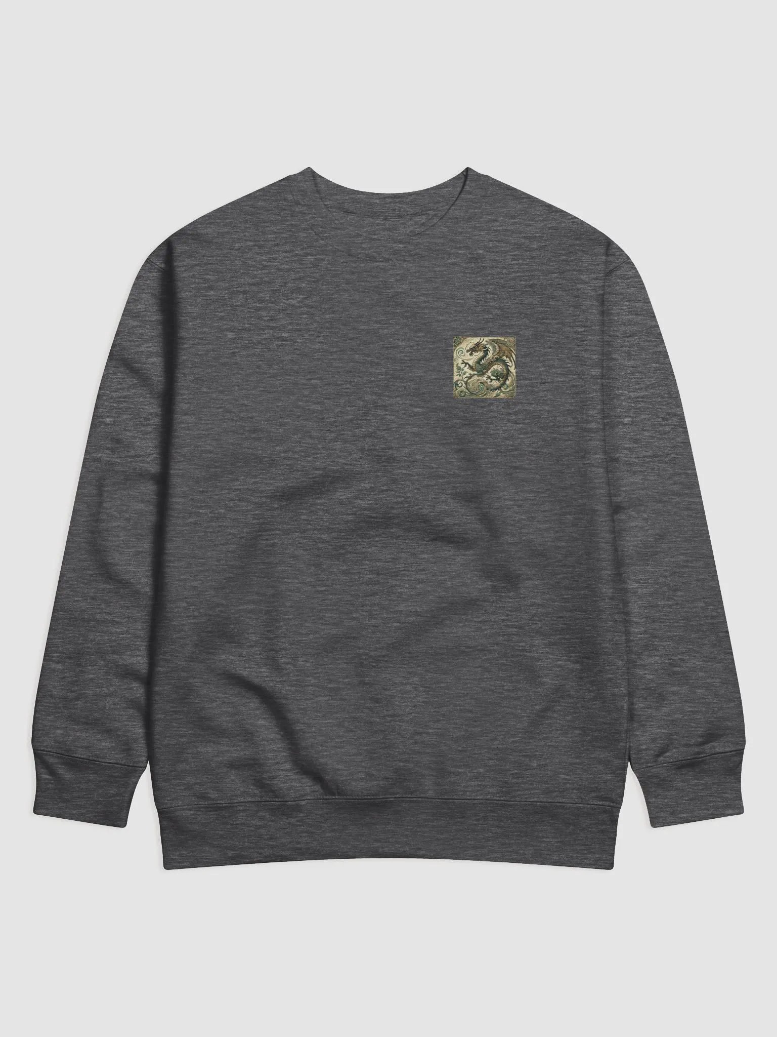 Majestic Western Dragon Art Nouveau Long Sleeve Shirt product image (4)