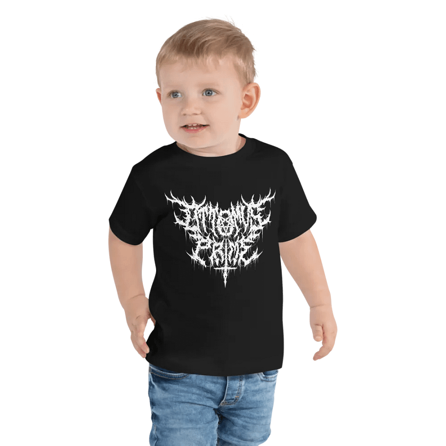 Toddler T-Shirt - Metal Logo (White) product image (6)