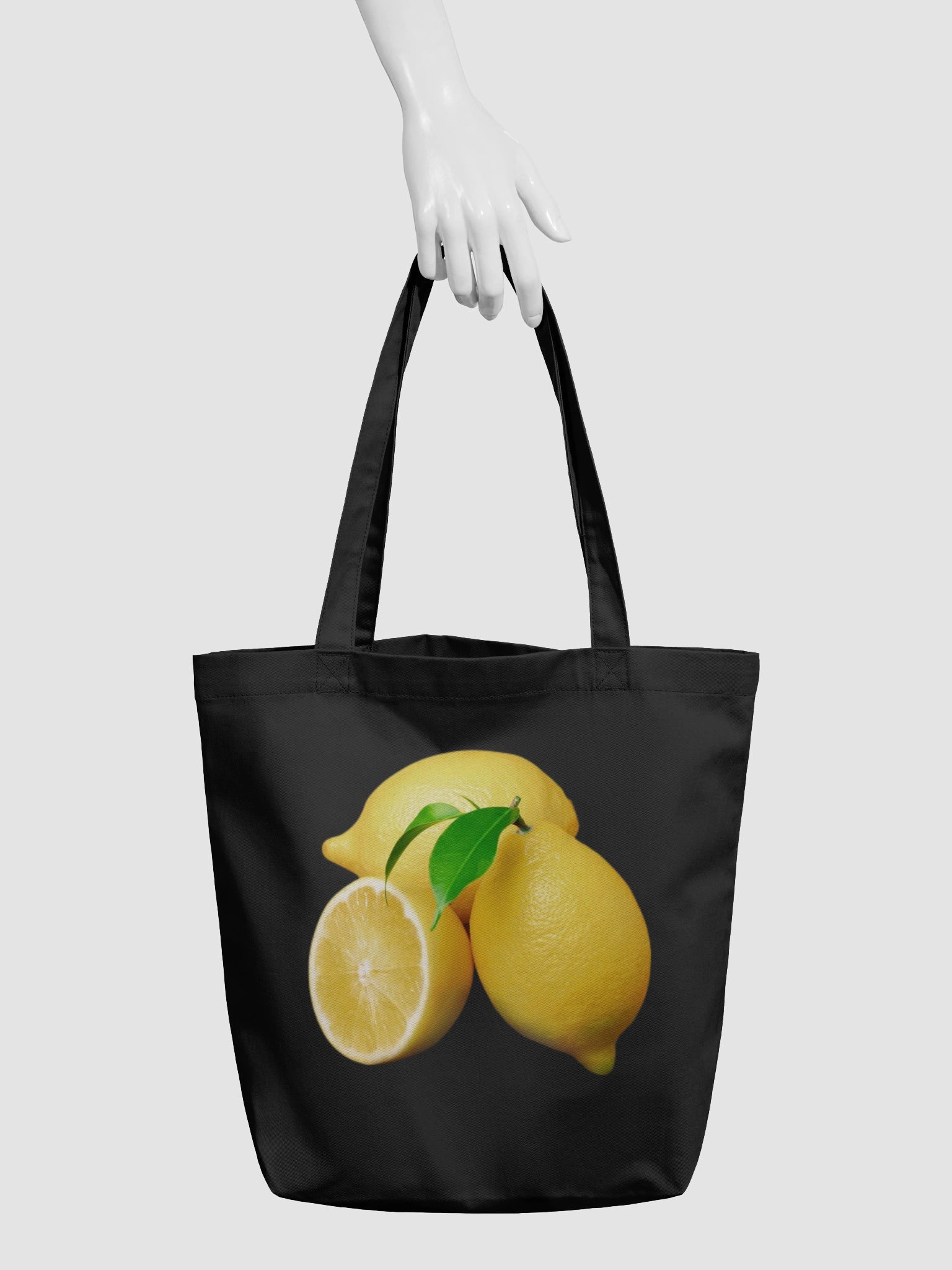 Zesty Lemon Organic Tote Bag product image (3)
