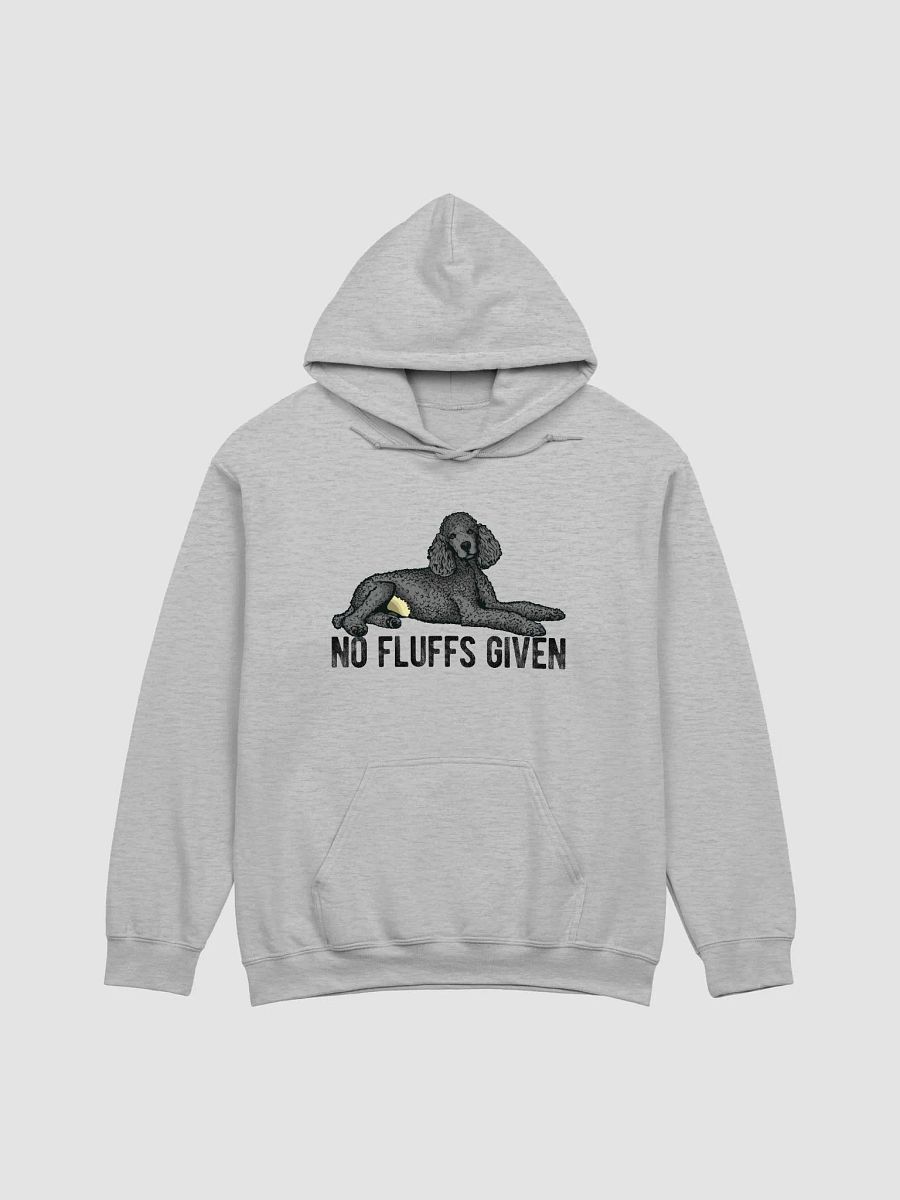 No Fluffs Given Hooded Sweatshirt of a Standard Poodle(Gray) | Funny Hoodie for Poodle Paw-rents product image (27)