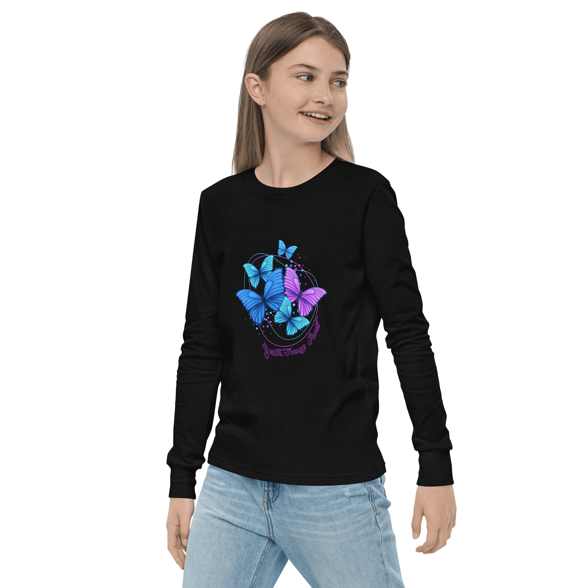Butterfly Whirlwind Long Sleeve Tee product image (5)