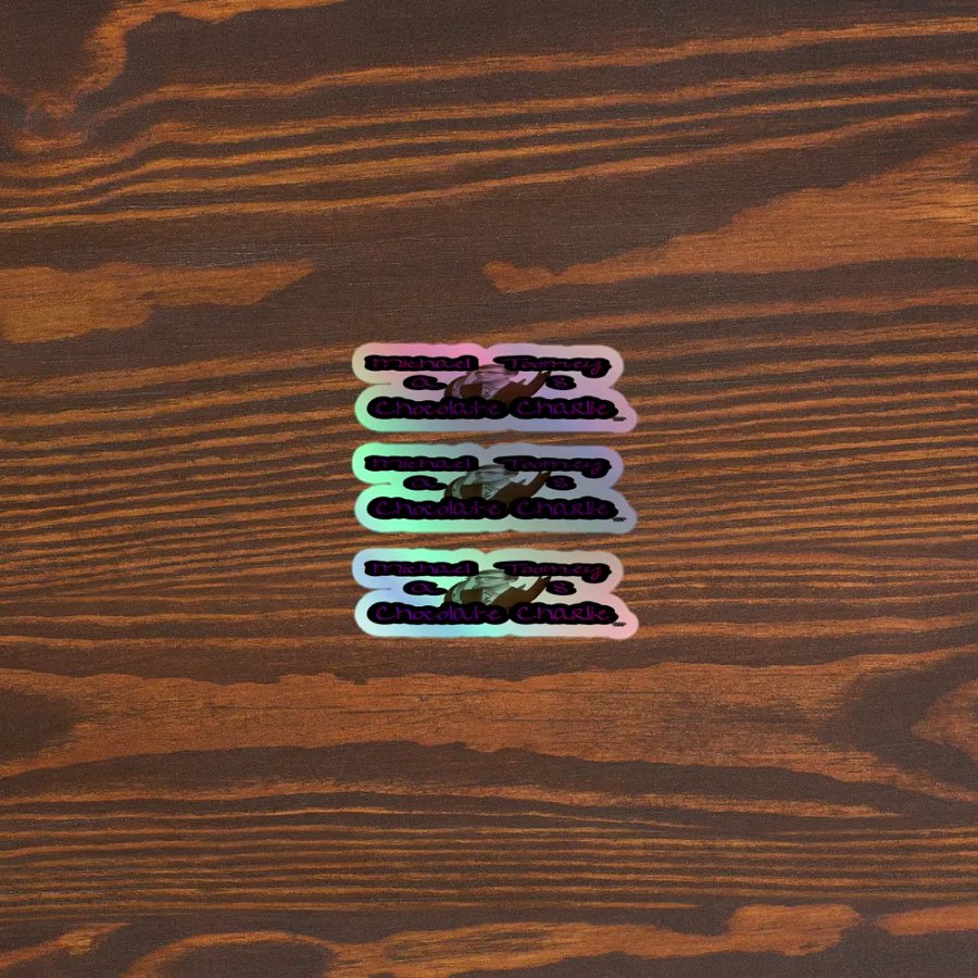 Michael Toomey As Chocolate Charlie 01 - Kiss-Cut Holographic Sticker Sheet product image (3)