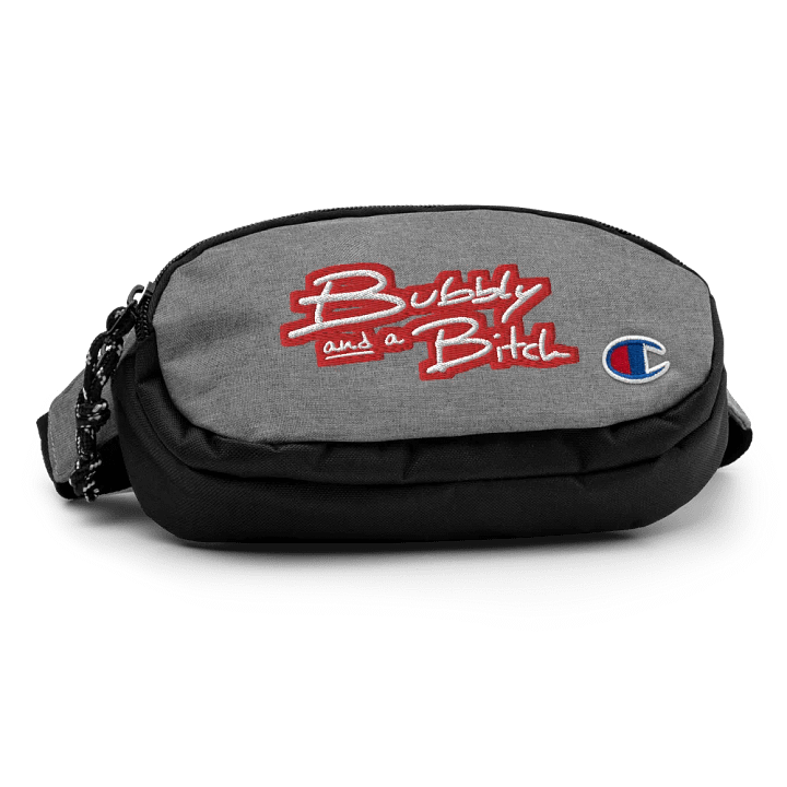 Bubbly and a B (red bubble design 2) champion fanny pack product image (2)