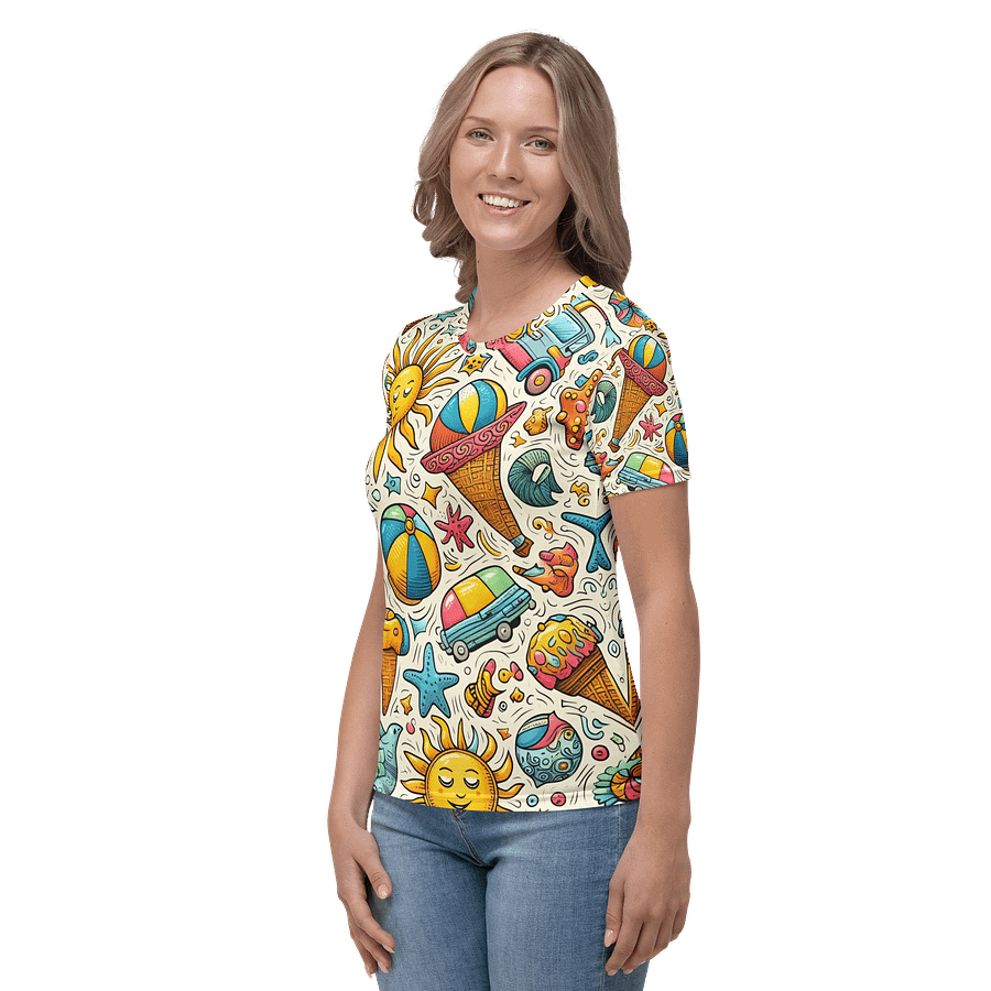 Playful Softy Summer Fun All-Over Print Tee product image (3)