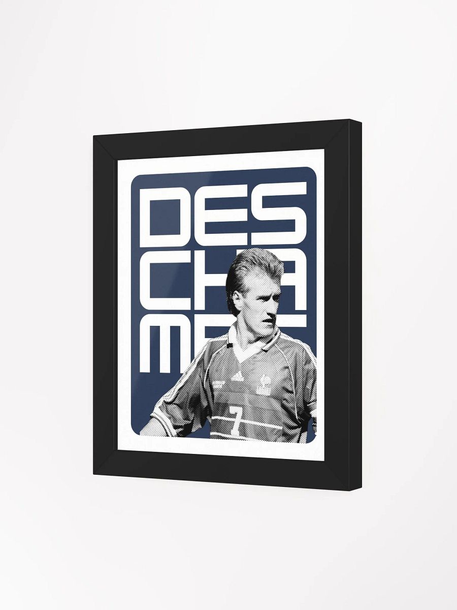 Didier Deschamps BW France Name Art Framed Print product image (3)