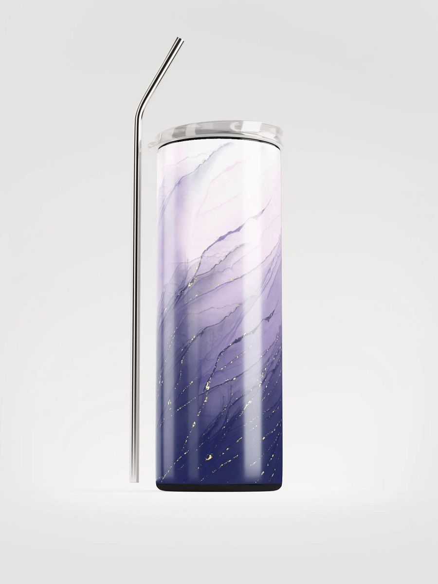 Purple Majesty: Golden Whispers Tumbler product image (1)