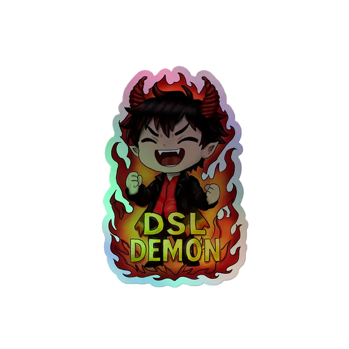 Demon Kiss-Cut Holographic Sticker Sheet product image (2)