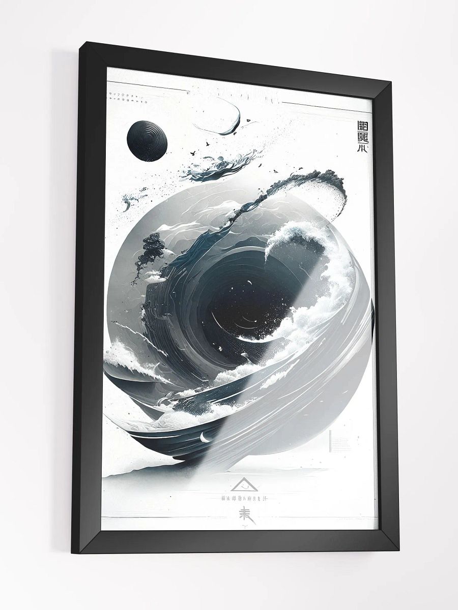 Geometric abstract art in Japanese style product image (3)