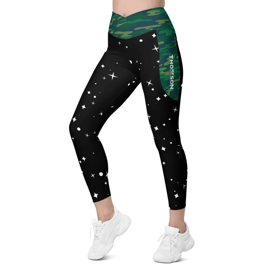 Starry Night Crossover Leggings with Pockets M.P. Thompson product image (6)
