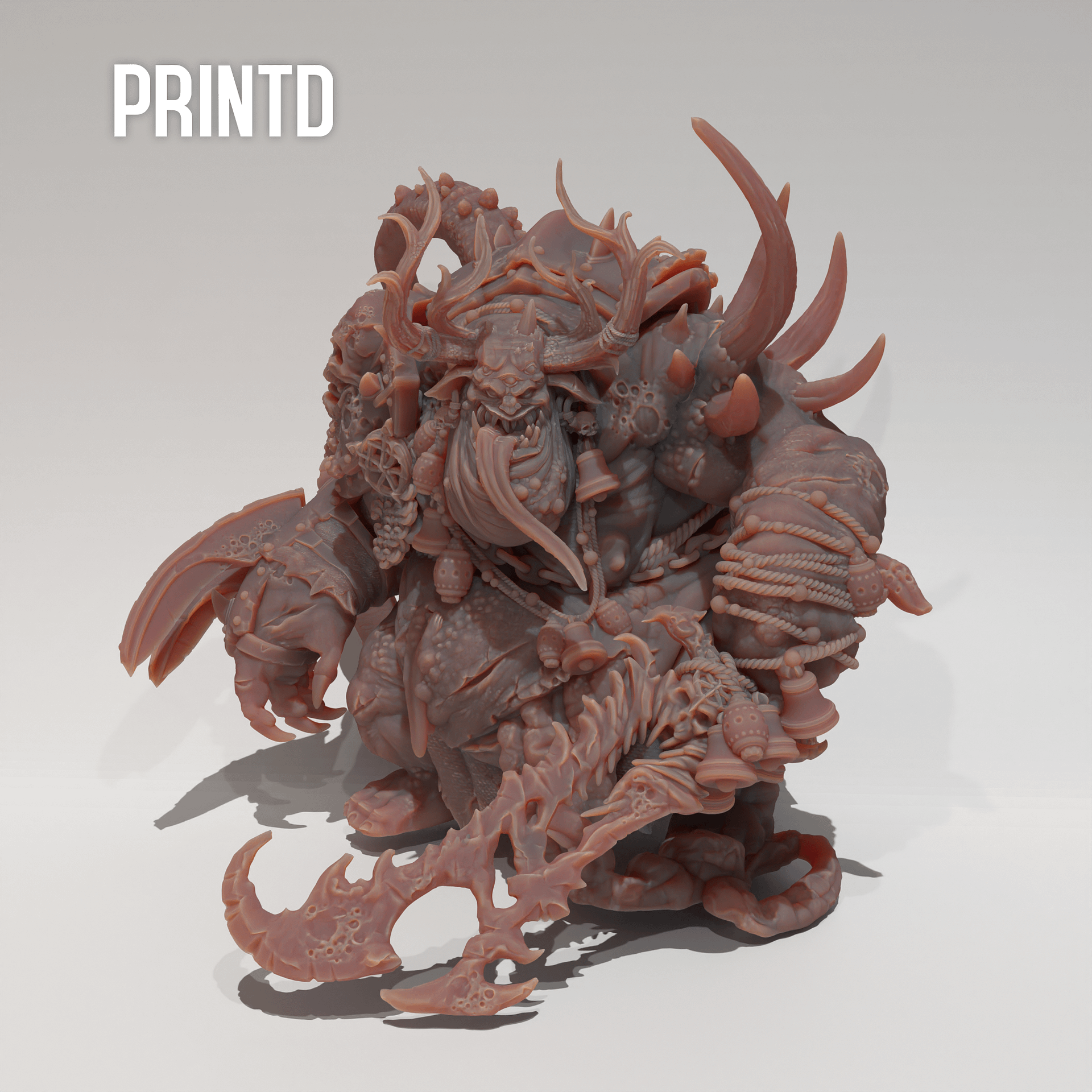 Bozzoth Greater Plague - Demon Resin 3D Printed Model product image (2)
