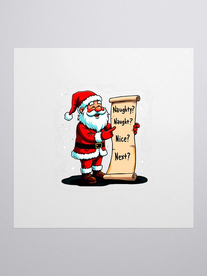 Santa's List Sticker Set product image (1)