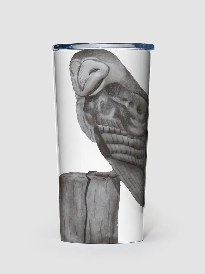 Barn Owl Drawing Travel Cup product image (1)