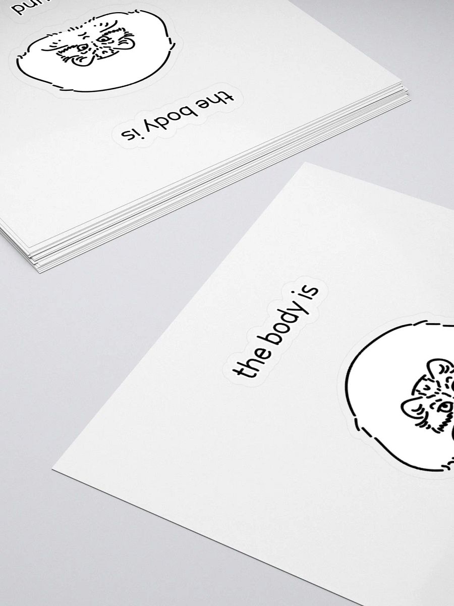 The Body Is Round - Sticker product image (11)