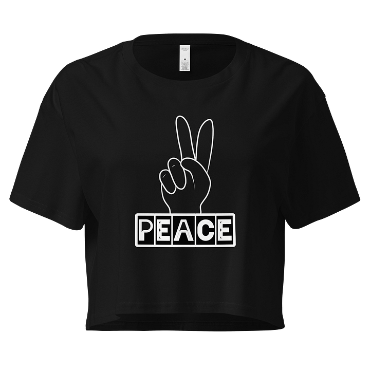 Peace Sign Women's Crop Top product image (1)