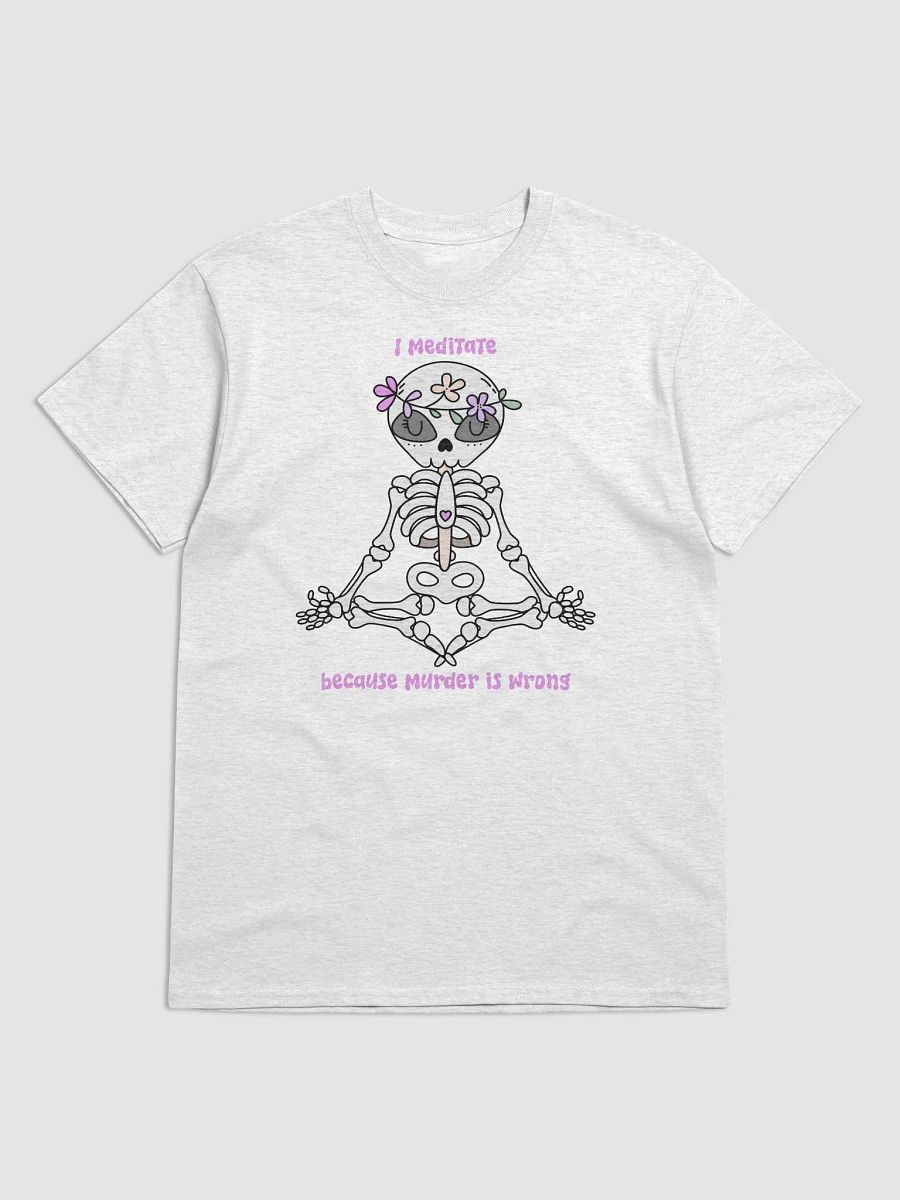Zen Skeleton Meditation T-Shirt product image (4)