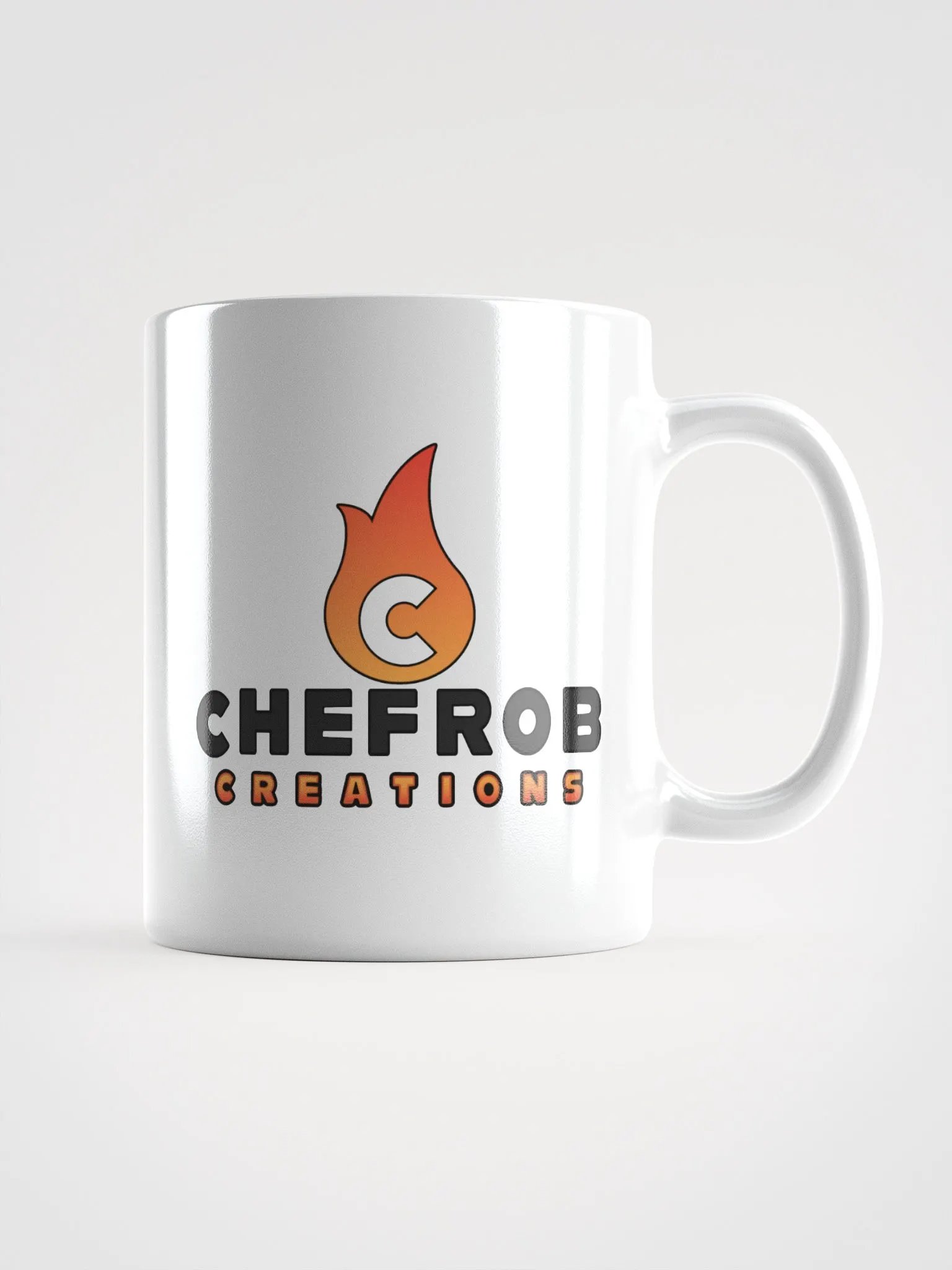 Logo V2 White Glossy Mug product image (2)