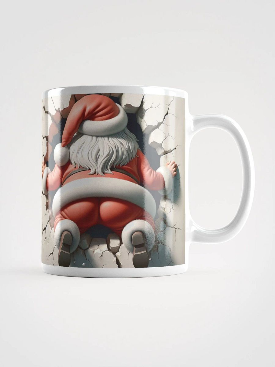 Funny Coffee Mug,Christmas Drinkware,Festive 3D Santa Mug,Christmas Gift Idea,3D realistic Cup,Funny Santa Chimney Mug,Holiday Gift, product image (3)