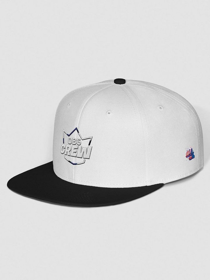 OBG Crew Snapback: White/Black product image (2)