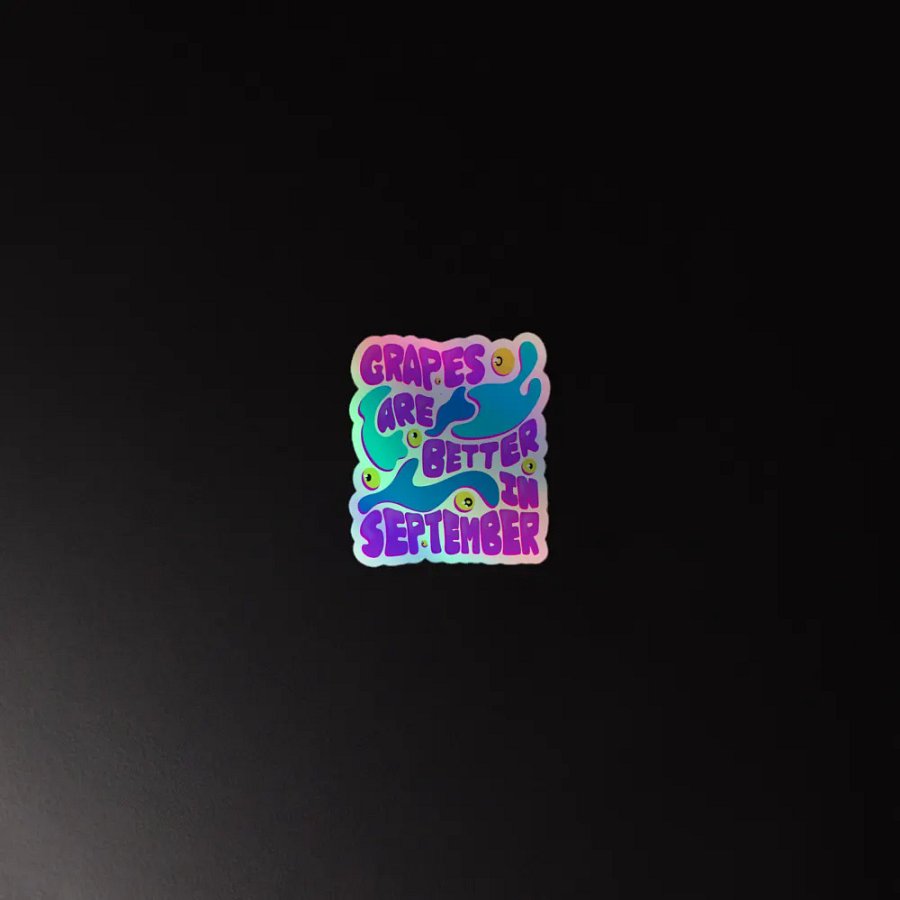 Better In September - Holographic Sticker product image (4)