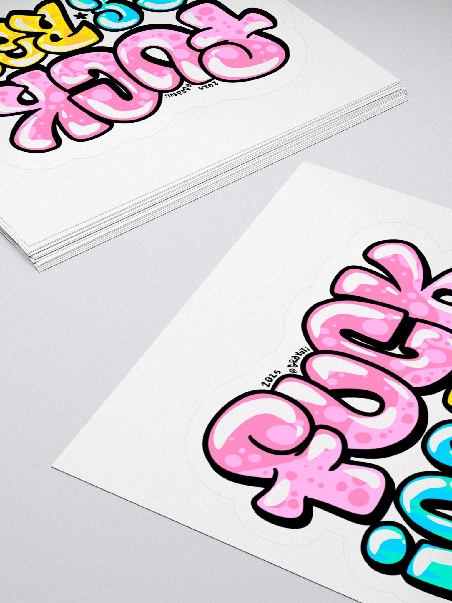 Medium F*CK IC3/RAEL sticker product image (4)