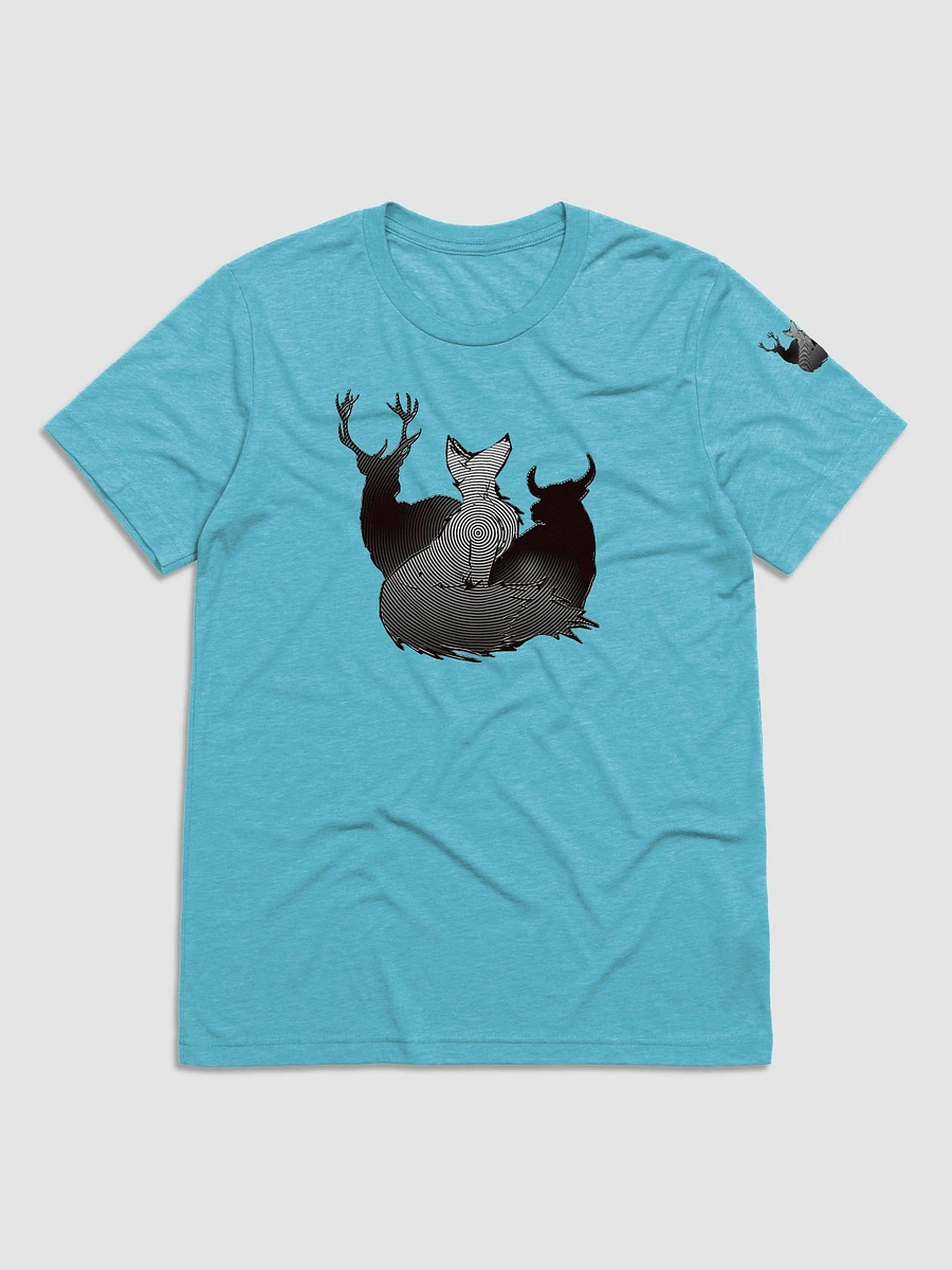 Stag Vixen and Bull design shirt front print product image (2)